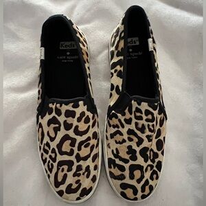 Keds Leopard Print Slip-On Sneakers